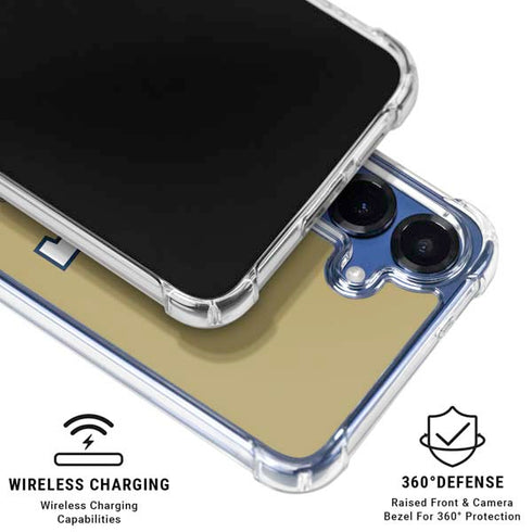 Georgia Institute of Technology GT with Mascot Galaxy S25 Clear Case